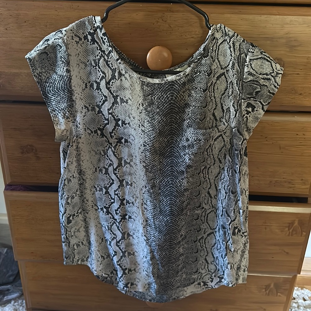 Silk T Shirt Blouse